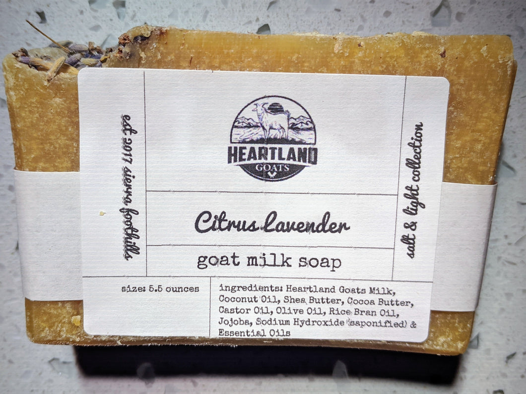 Citrus Lavender Goat Milk Soap