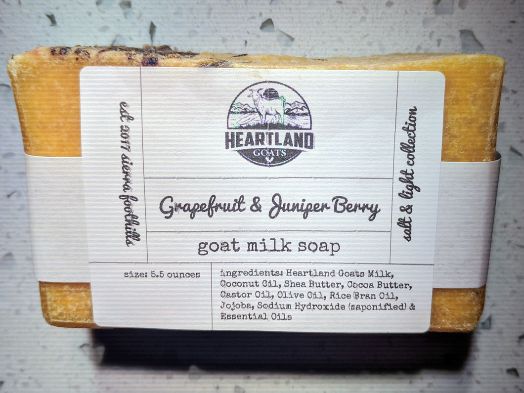 Grapefruit Juniper Berry Goat Milk Soap